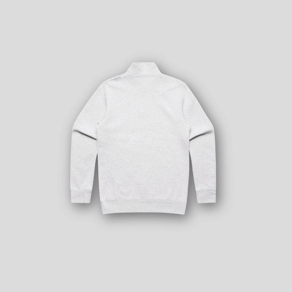 BPC 1/4 Zip - White Heather