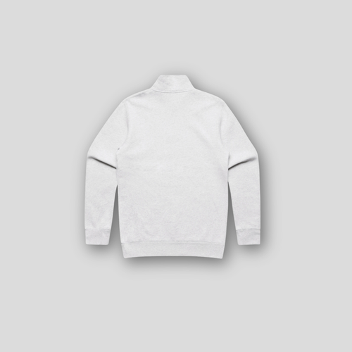 BPC 1/4 Zip - White Heather