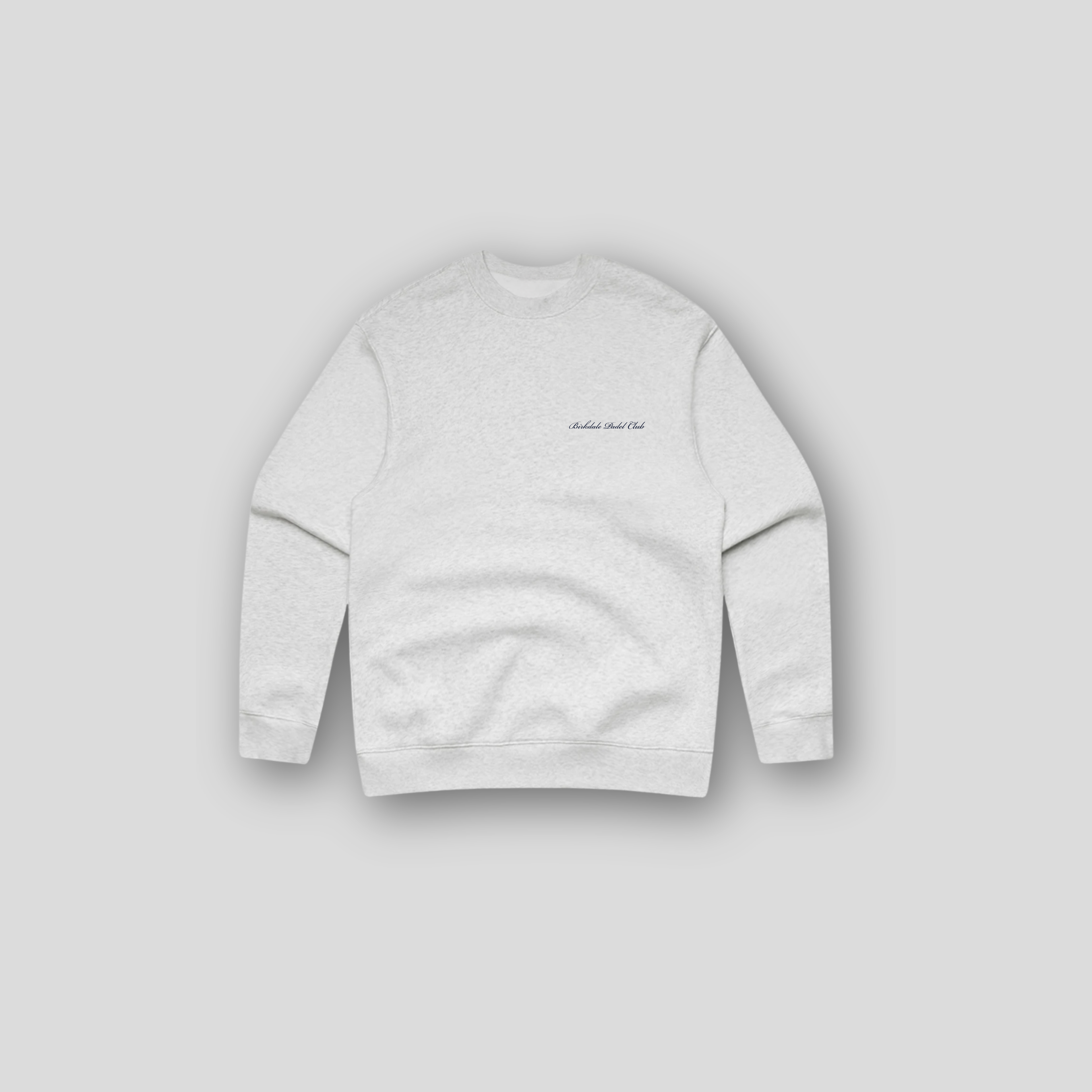 BPC Crest Back Relaxed Sweatshirt - White Heather