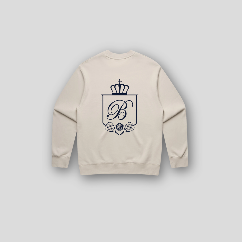 BPC Crest Back Relaxed Sweatshirt - Bone