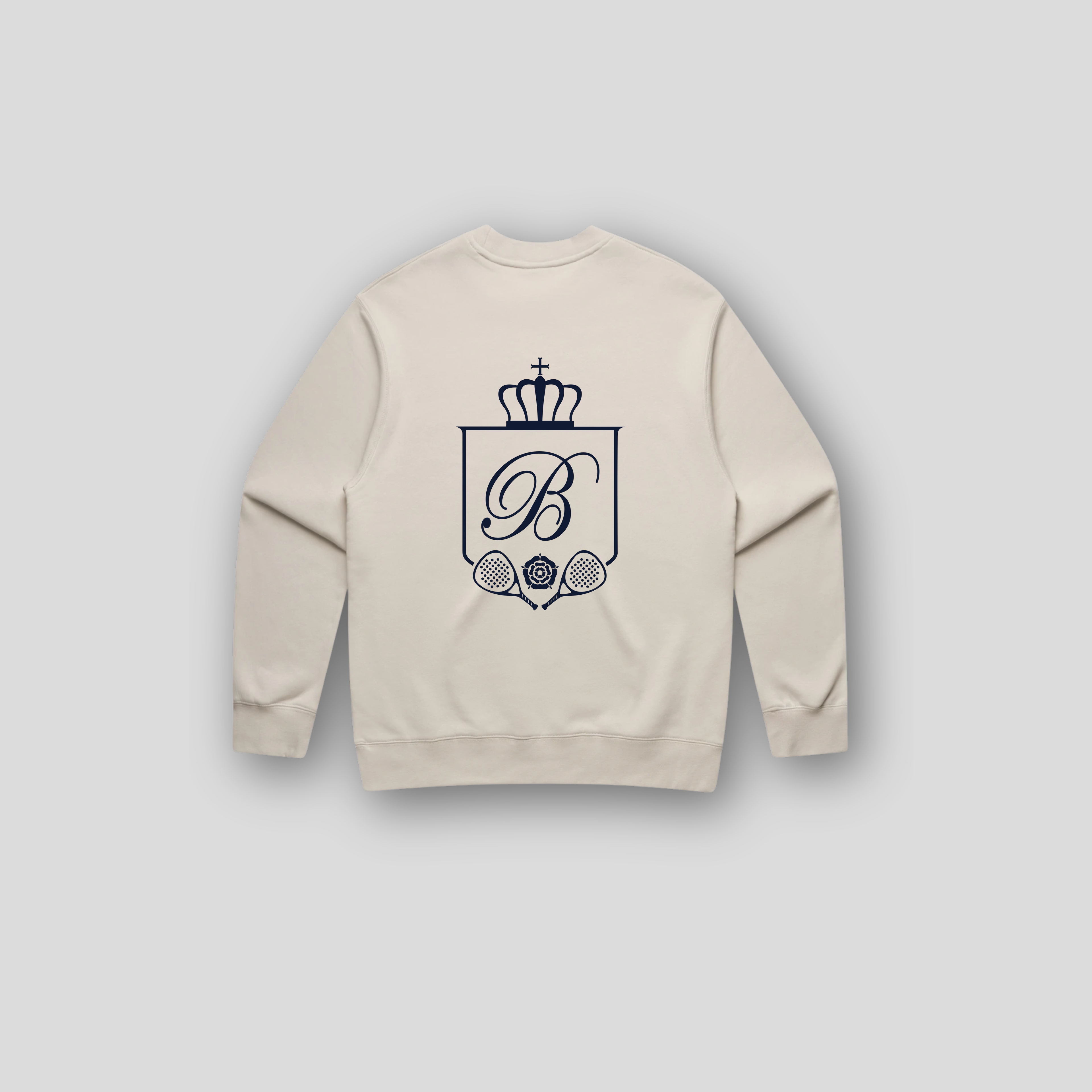 BPC Crest Back Relaxed Sweatshirt - Bone