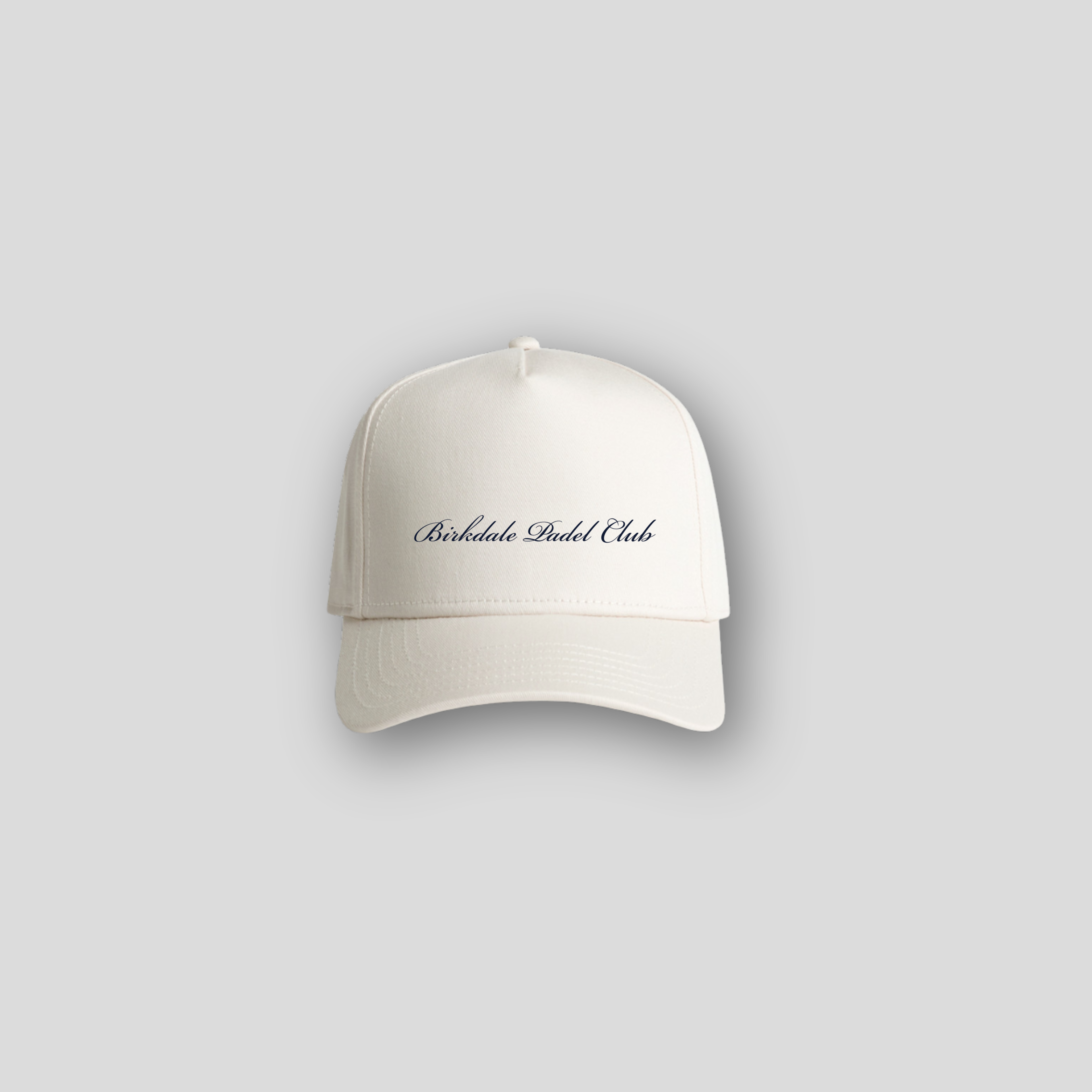 BPC Script Five-Panel Cap - Bone